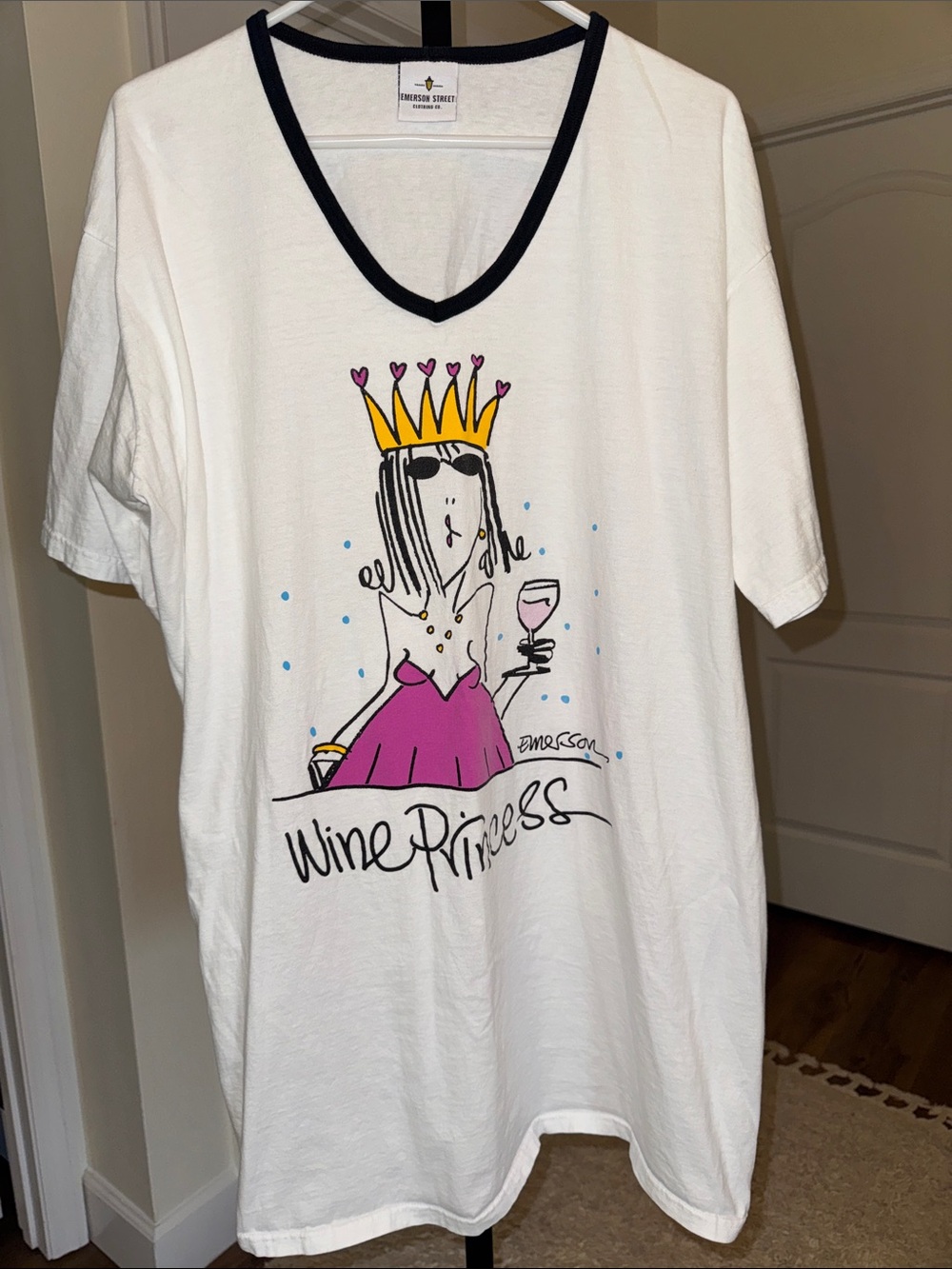 Wine Princess Sleep Shirt by Emerson Street